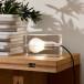 Blocklampa Svart Textilsladd