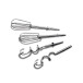 Mattsvart handmixer