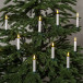 Trådlös Julgransbelysning Flamme 10 st LED-lampor
