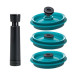 Set tre lock en pump tre stoppers