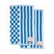 2-pack Handdukar Rio 30x50 cm Blå/Vit