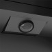 LED vägglampa Tressanto USB-laddning (rund)