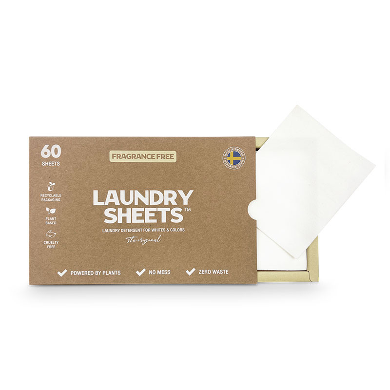 Laundry Sheets Parfymfri 60-pack