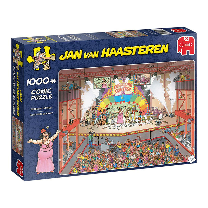 Pussel Jan van Haasteren Eurosong Contest 1000 bitar