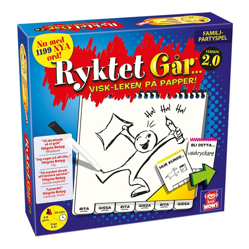 Ryktet Går version 2.0 Partyspel