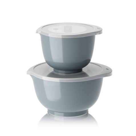 Margrethe Skålset 2-pack med lock Dusty Blue