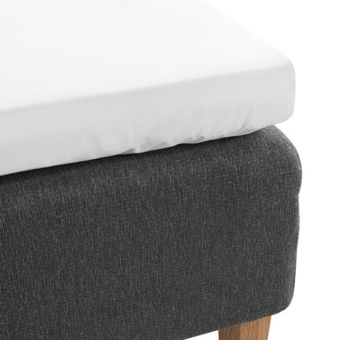 Dra-på-lakan i Egyptisk Bomull 90x200 cm Vit